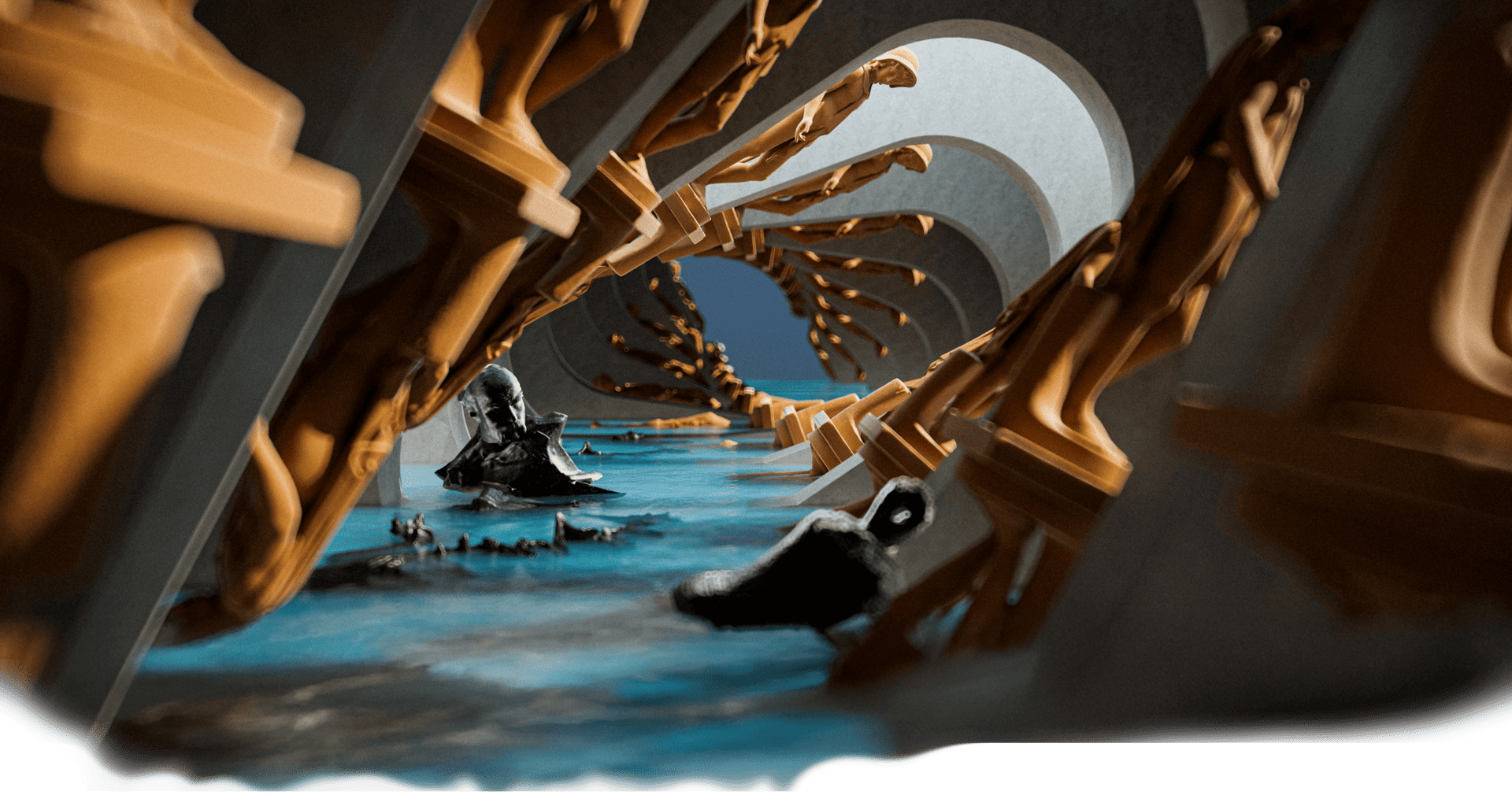 Hero image with creative scroll effect